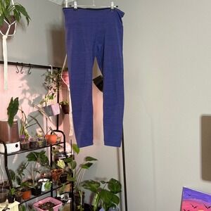 Tuff Athletics Purple Yoga Pants Athleisure Leggings Workout‎  Casual Activewear